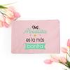 My Grandmother Is The Most Beautiful Print Makeup Bag Baby Announcement Cosmetic Bags Pregnancy Reveal Toiletry Bag for Grandma