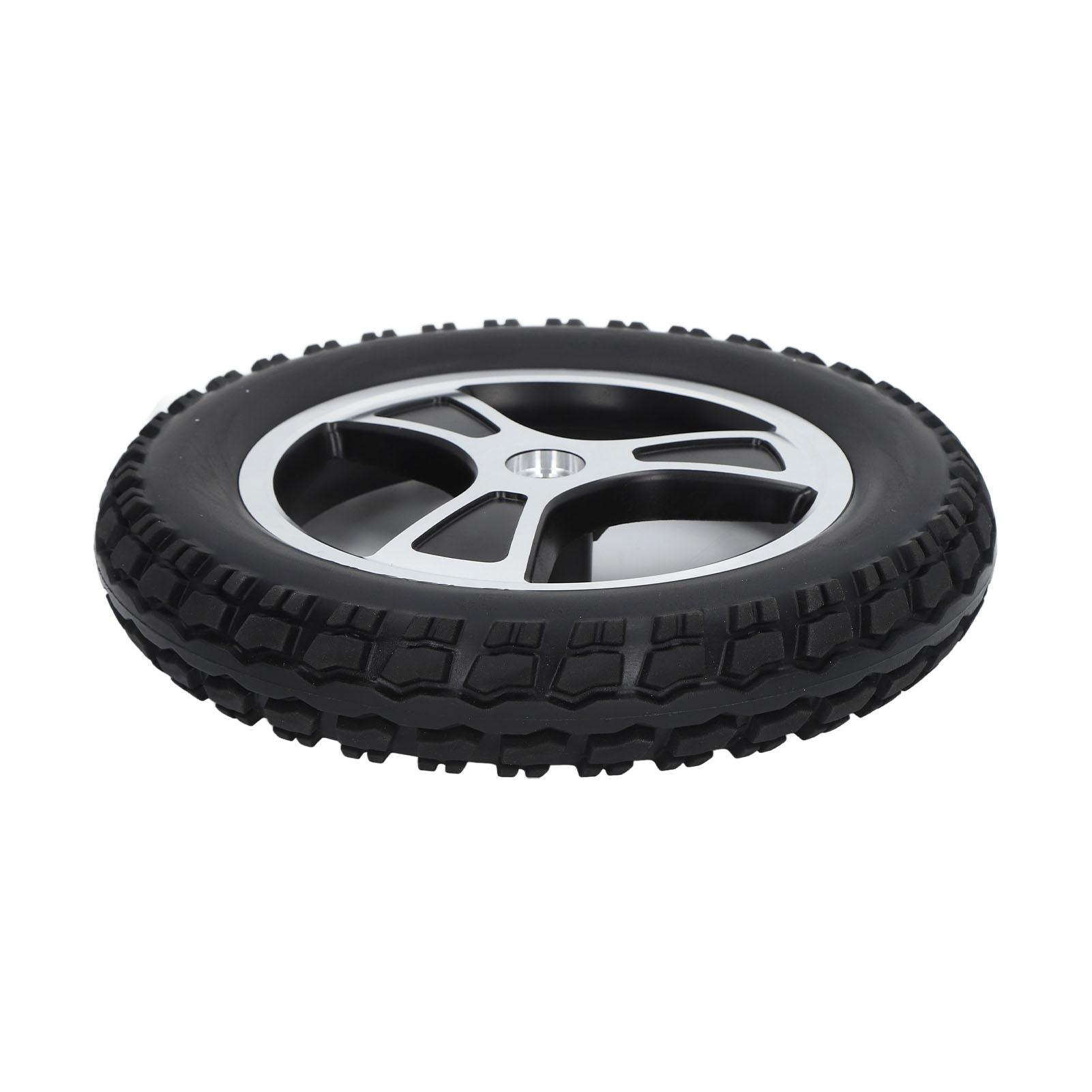 Electric Wheelchair Wheel 320mm PU Alloy Steel Wear Resistant Wheelchair Rear Wheel Replacement Polyurethane (PU)