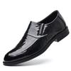 Autumn Winter New Designer Leather Shoes for Men Solid Color Business Casual Dress Shoes Male Fashion Warm Cotton Shoe Man