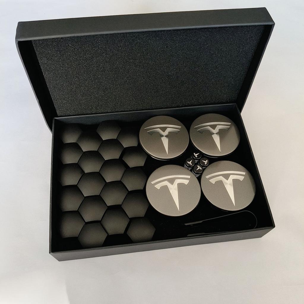 TYTU6 56/57MM 4pcs 25PCS 29PCS for Tesla Model 3 S/X ModelY 2025Juniper Badge Covers Hub Caps Hub Center Caps Auto Accessories Style
