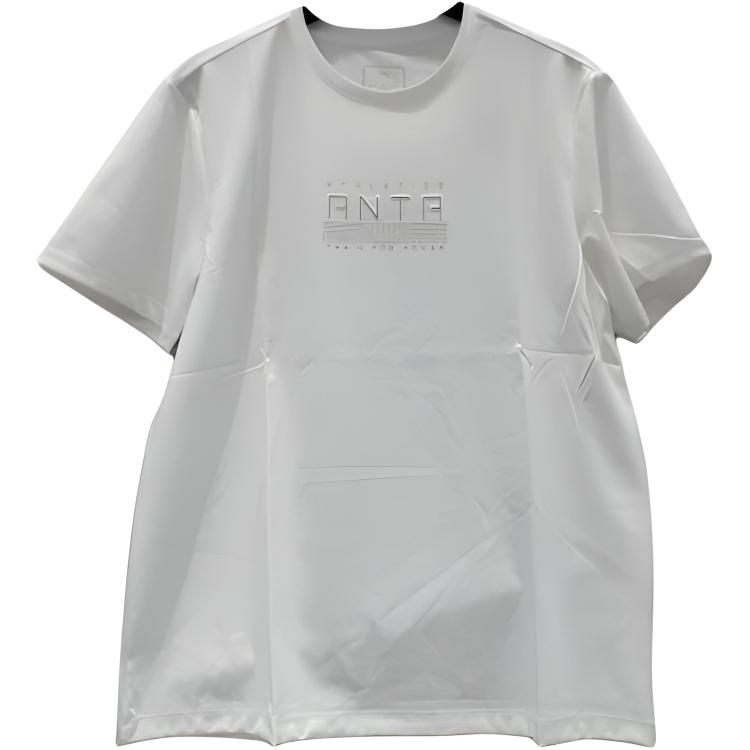 

Anta Simple Letter Brand Comfortable T-Shirt Men tops 152627122-1 M