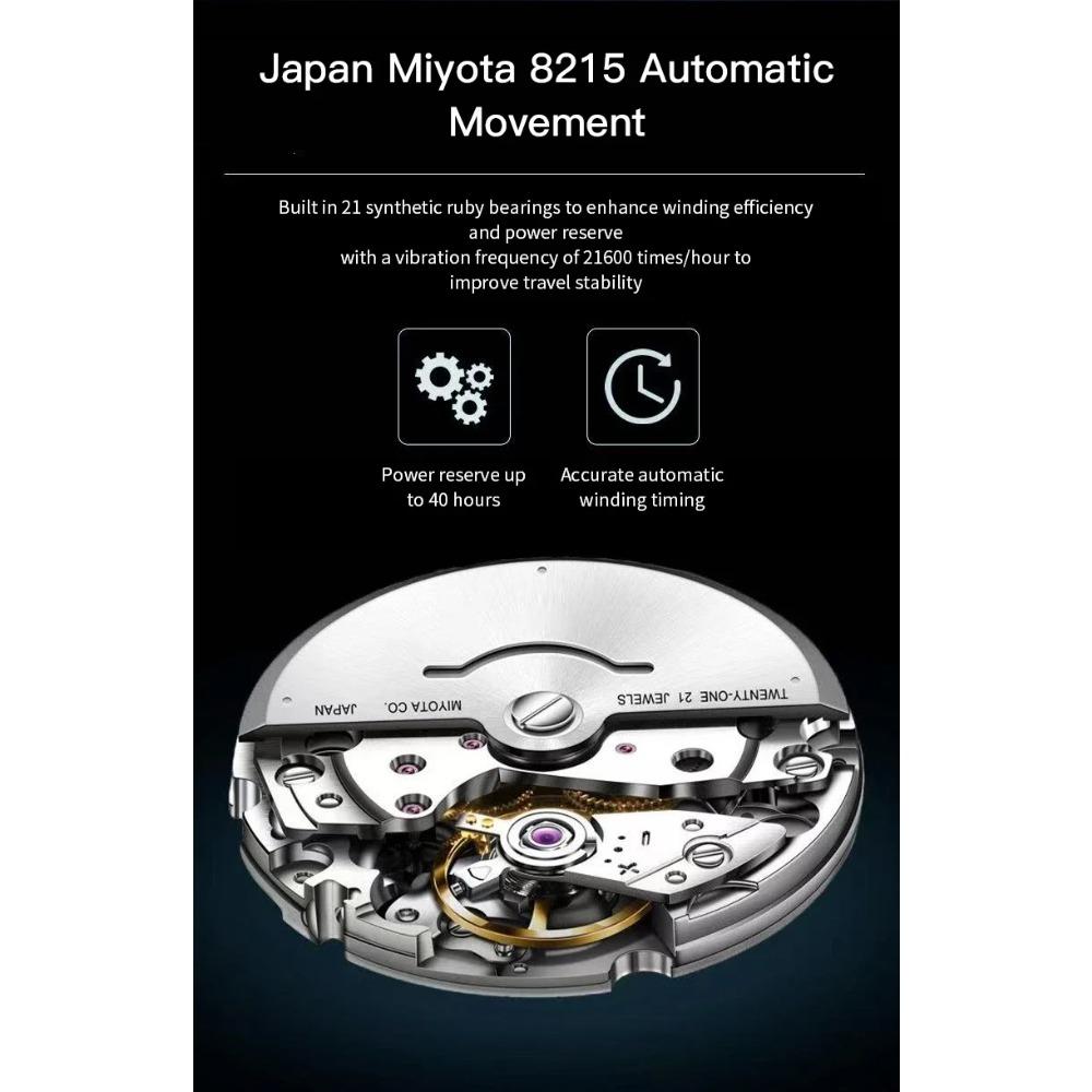 2025 Specht & Söhne 40MM Cubic 5711 Herenhorloge Mechanische Horloges Roségoud Roestvrij Staal Saffierglas 50M Waterdicht