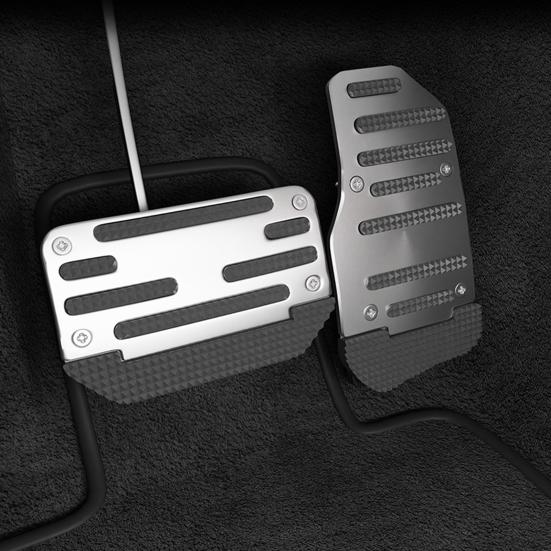 Protiskluzové kryty pedálů do auta Hliníková slitina Auto Podložky pod nožní pedály Sada Univerzální Manuální vozidlo Plyn Brzda Spojka Pedál Náhradní příslušenství