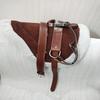 Western English Horse Riding Leather Bareback Pad Premium Treeless Horse Saddle .
