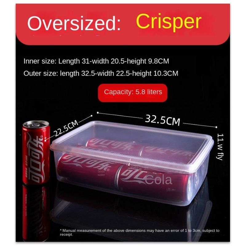 

Более четкая пластиковая прозрачная коробка, прямоугольный холодильник, специальный герметичный кухонный ящик для хранения пищевых продуктов