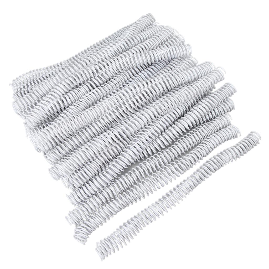 100PCS Spiral Binding Coils 16mm Diameter 48 Teeth 4:1 Combs Spines for Paper