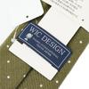 [WIC DESIGN  TUSSAH SILK (Tussah Silk) Polka Dot Tie]