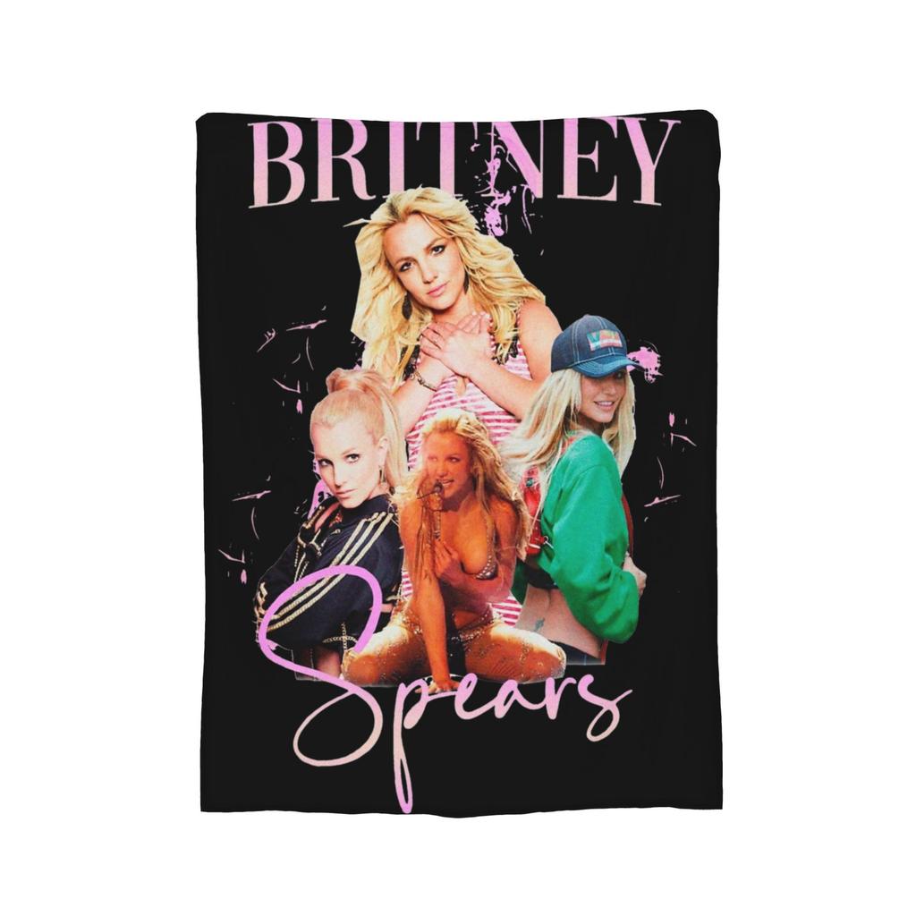 Britneys Spears Wind Blanket Fleece Decoration Multifunction Super Soft Throw Blankets for Bed Car Bedding Throws
