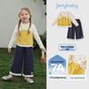 JELLYBABY Girls' French Polka Dot Two-Piece Set