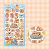 Vibrant Crystal Stickers Showcasing Playful Cartoon Capybara Safe For Youngsters Art Activities And Fun
