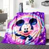 Mickey Mouse Space Blanket Soft Throw Blanket For Home Bedroom Bed Sofa Travel Office Solid Christmas Blanket