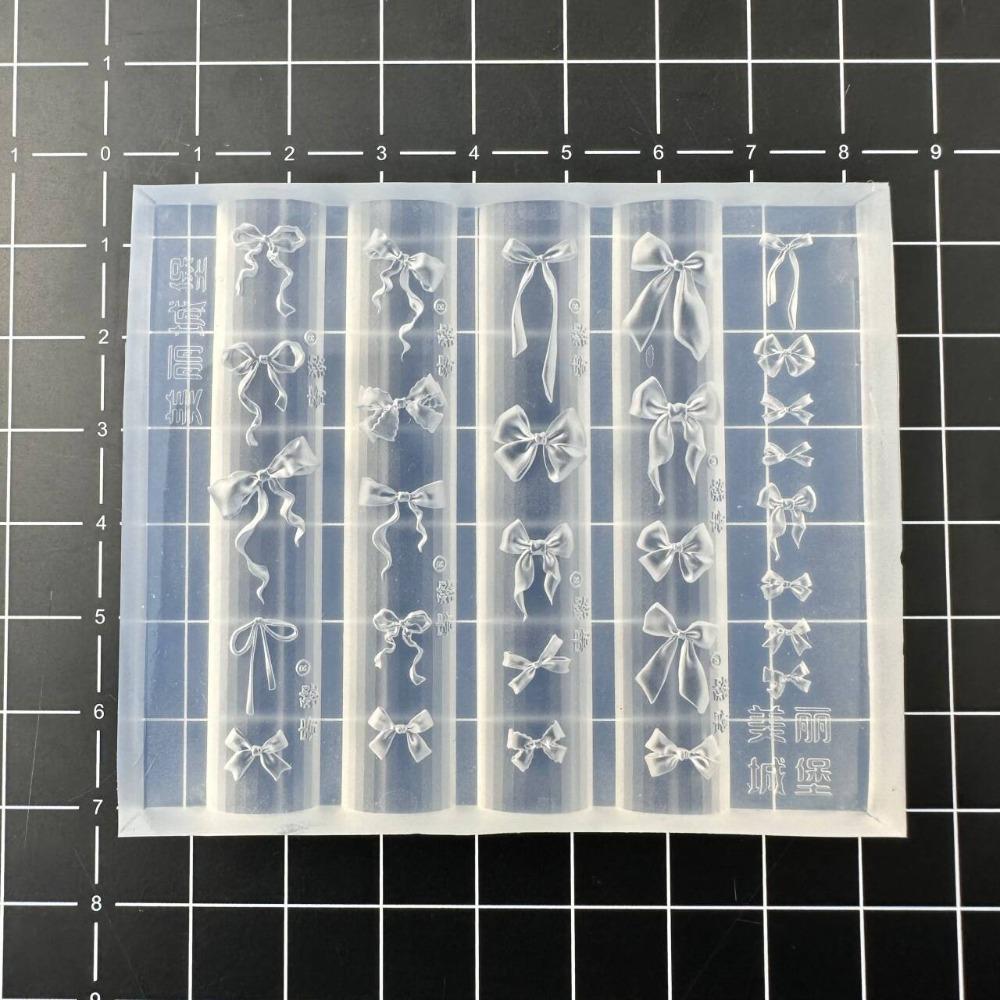 Lace Trim Sweet 3D Silicone Nail Mold Manicure Stencil Tool  For DIY Manicure Decor