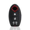Silicone Key Fob Shell Cover Skin For Nissan Htrail 2020 Patrol XTrail Rogue Altima Sentra Qashqai Remote 4 Button Case