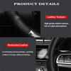 Carbon Fiber Car Steering Wheel Cover Perforated Leather 38cm 15 inch For Toyota RAV4 Hilux  Corolla Camry Prius Land Cruiser