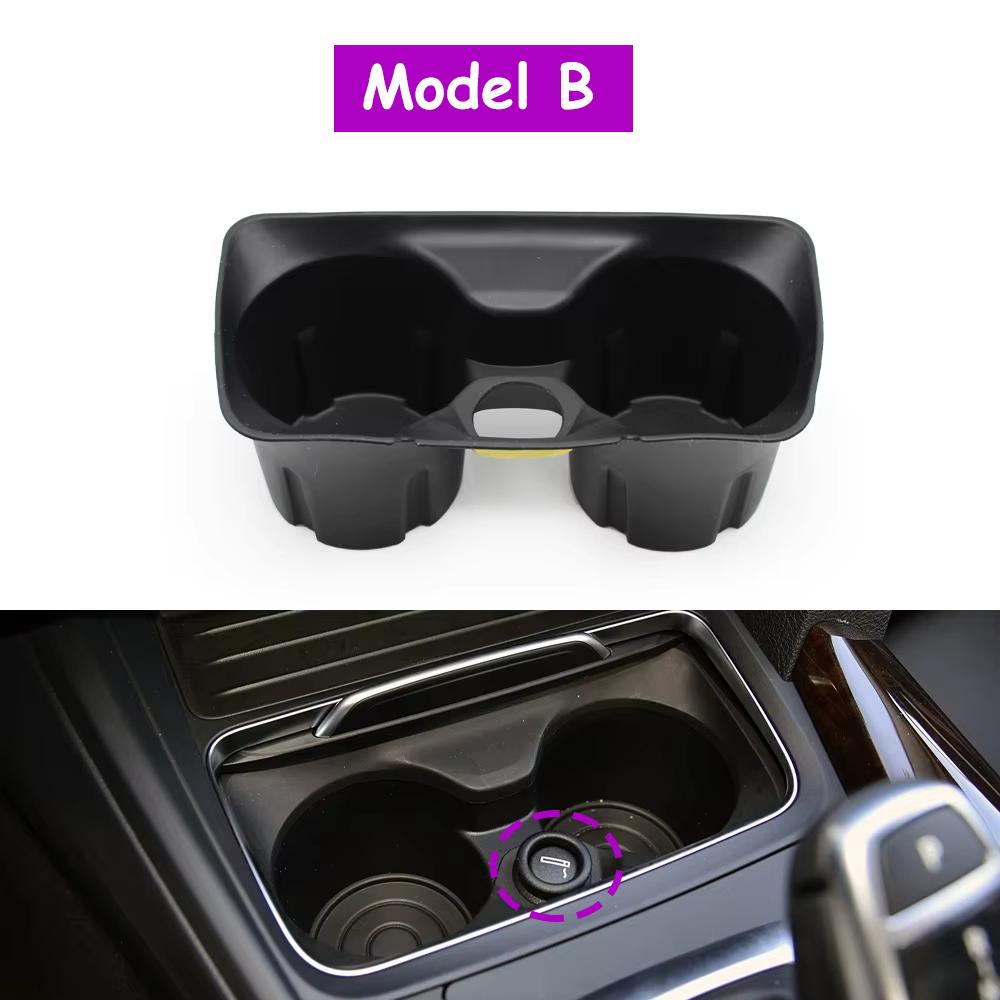 

F30 F31 F34 F35 F80 F32 F33 F36 F82 Автомобільна центральна консоль керування Тримач для склянок/напоїв Шафа для зберігання Для BMW 3 4 Серії Model B-Black