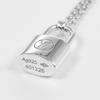 LOUIS VUITTON Lockit Necklace padlock motif Silver925 8.28g Women Used