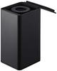 Yamazaki Roll-Type Wet Wipe Case, Black, Approx. W8 x D9 x H17cm, Tower Series, Airtight, Moisturizing, Silicone Cap, 6503