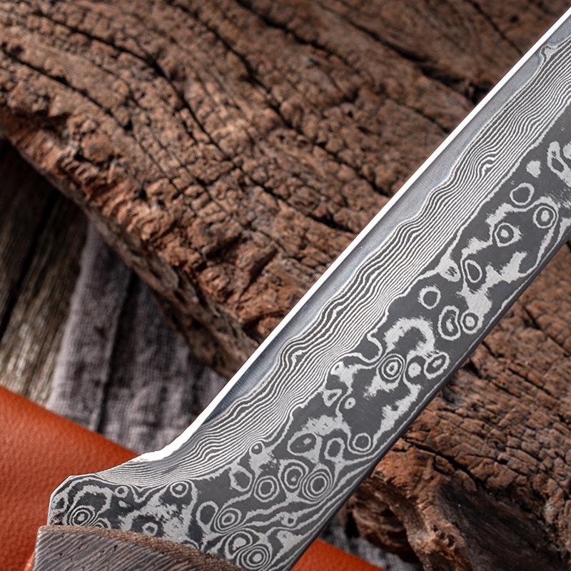 Damascus Steel VG10 Bone Cutting Knife 67 Layers of High Carbon Steel Forged From The Cutting Knife Meat and Fish Cutting Knife