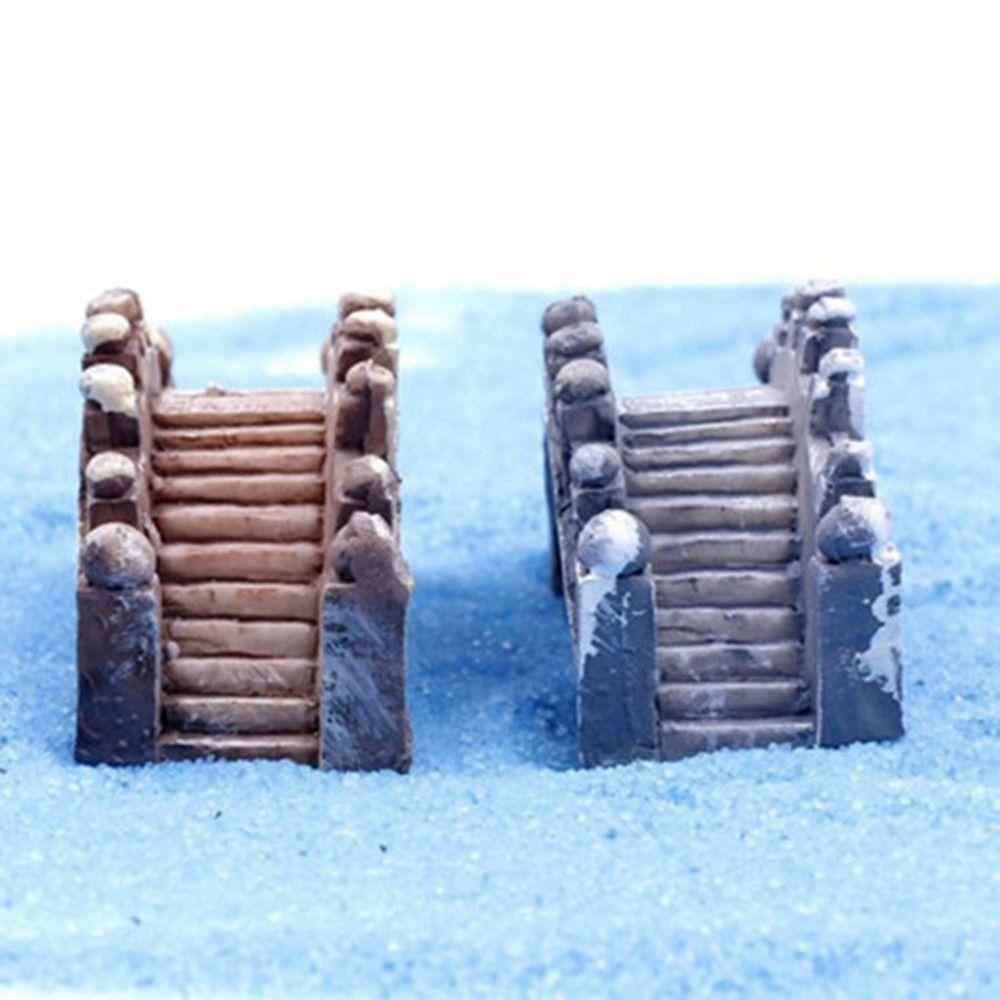 Micro-landscape Jiangnan Small Bridge Resin Craft Resin Bridge Miniatures   Decoration Material