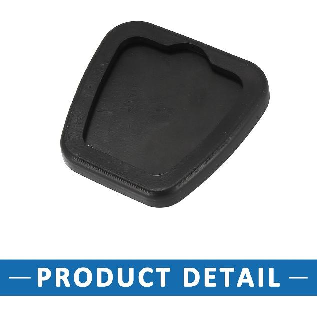 Brake Clutch Pedal Pad Cover 46545-SA5-000 for Honda Civic 1984-1986 1989-2003 2006-2015 Rubber Black (Set of 2)