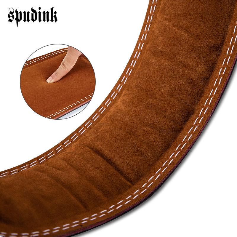 Cross-Border Leather Weightlifting Belt: Professional Back Support for Fitness, Squat, Deadlift, and Training