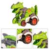 Pull Back Car Toy|Dinosaur Shape Transforming Vehicle Playsets|Friction Driving Dinosaur Carrier Ve