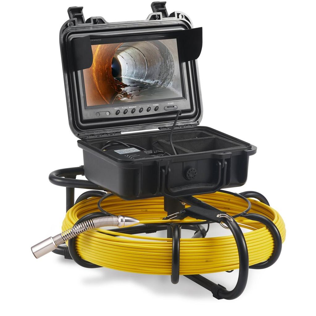 Sewer Camera Pipe Inspection Camera 9-inch 720p Screen Pipe Camera 165 ft
