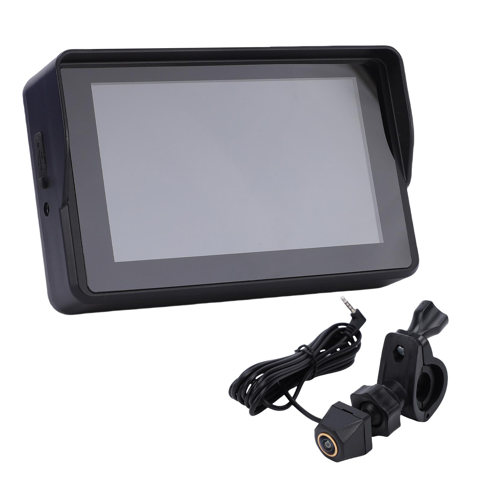 

Bike Rear View Camera System, 5 Inch 1080P HD Monitor with Sunshade Design, 110 Degree Wide Angle View, Night , for Mountain Bikes Road Bikes Sc