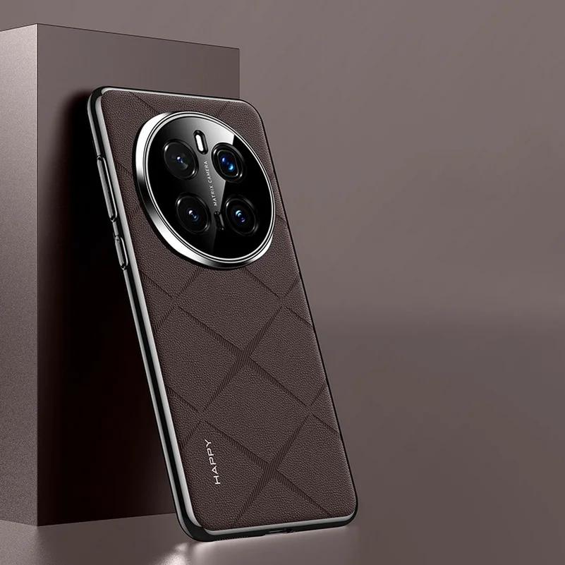 

Чехол для Honor Magic 7 Lite Покрытие Кожаные чехлы для Huawei Honor Magic7 Pro 6 pro Magic 6 RSR Ударопрочный Жесткий Бампер Shell For honor Magic 7 коричневый