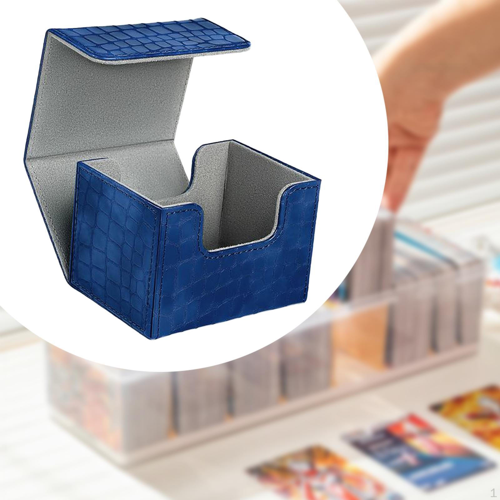 

Коробка для карток на 210 гральних карток, рішення для зберігання, колекційні картки синій