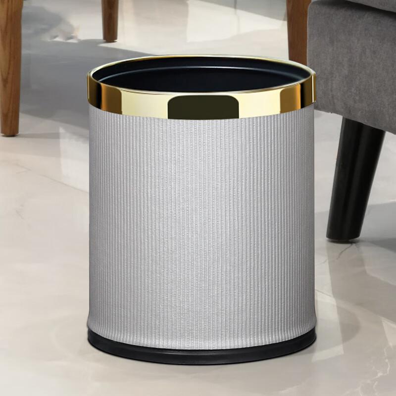 Cestino per rifiuti moderno in rattan francese Xuanyong 14L
