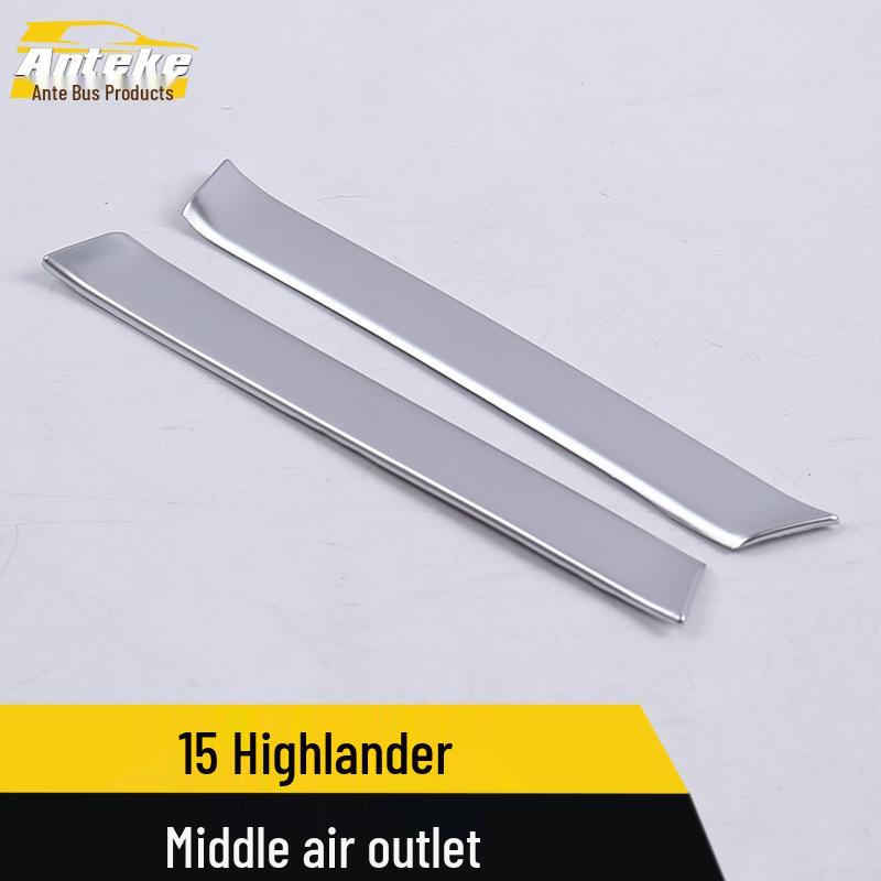 Highlander Mid-Air Outlet Sequin & Center Console A/C Decorative Frame for 15 Models