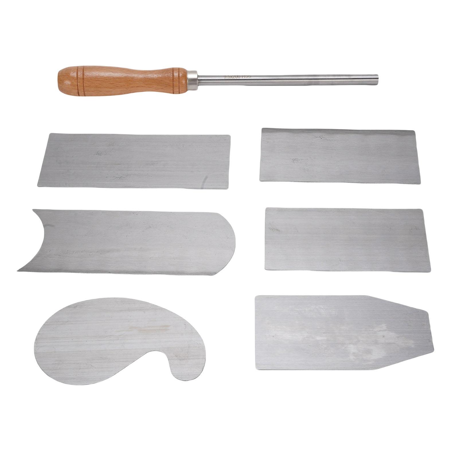 

Набор из 6 шт. скребков для карт разной формы из марганцевой стали, скребки для шкафов, карты с полировальником для деревообрабатывающего проекта