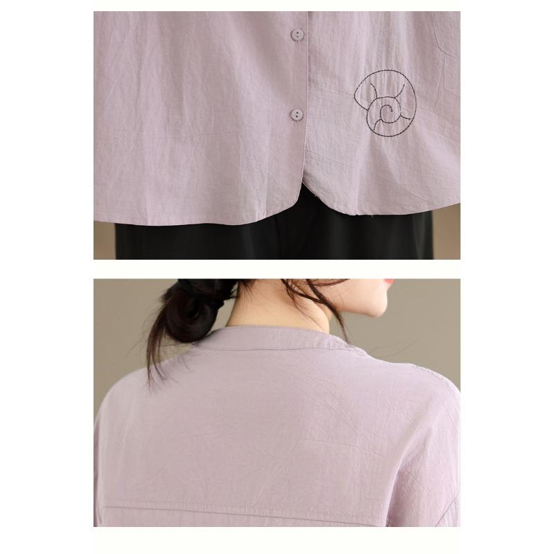 DIMANAF Summer 2026 Women Plus Size New Blouse Shirt Embroidery Short Sleeve Cotton Casual Loose Lady Tops Shirts