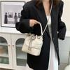 Car sewing bucket bag women's shoulder bag solid color mother bag large capacity  new fashion popular women's bag