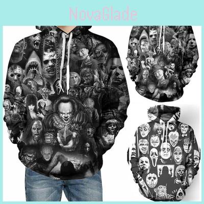Vibrant 3d Print Skull Hooded Sweatshirt For Men And Women With Soft Breathable Material