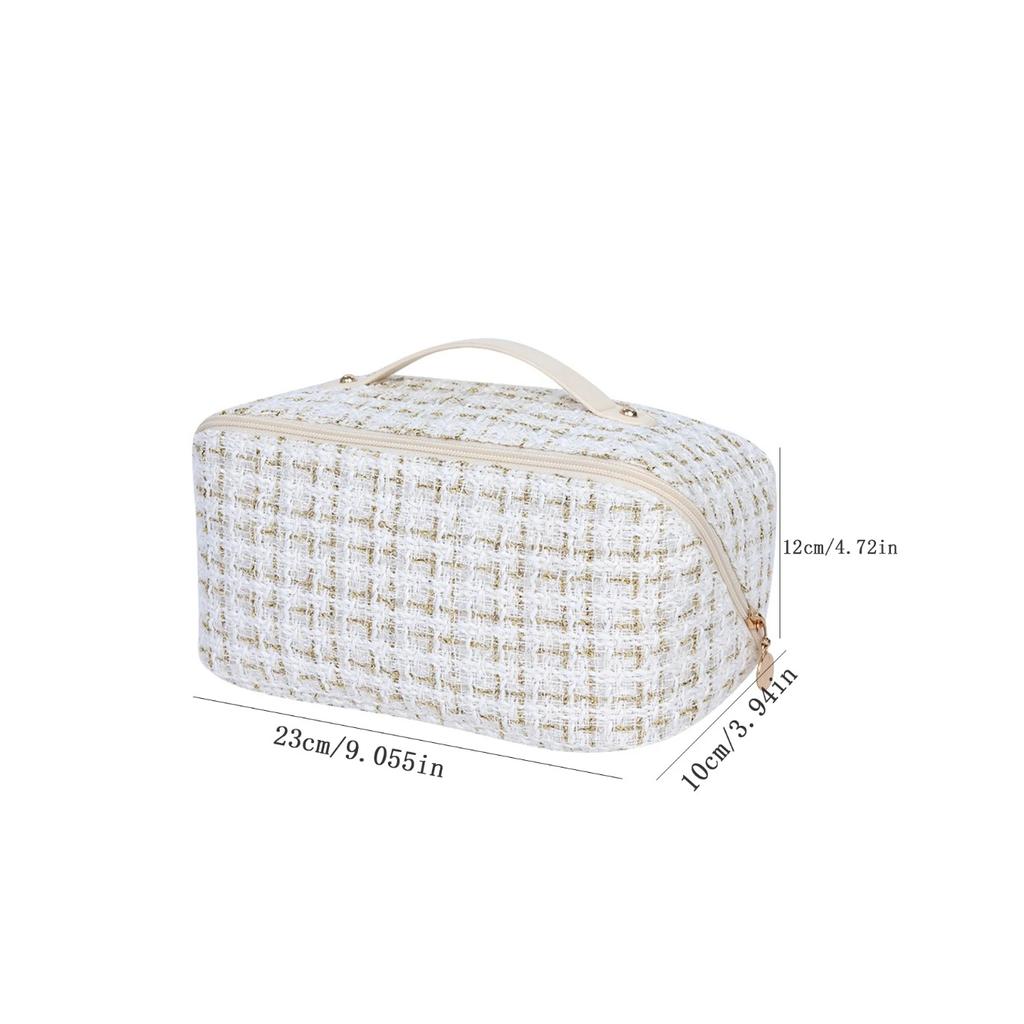 Trousse cosmetica Thousand Bird Grid per donna Grande capacità Portatile Borsa portaoggetti da viaggio 1 pz