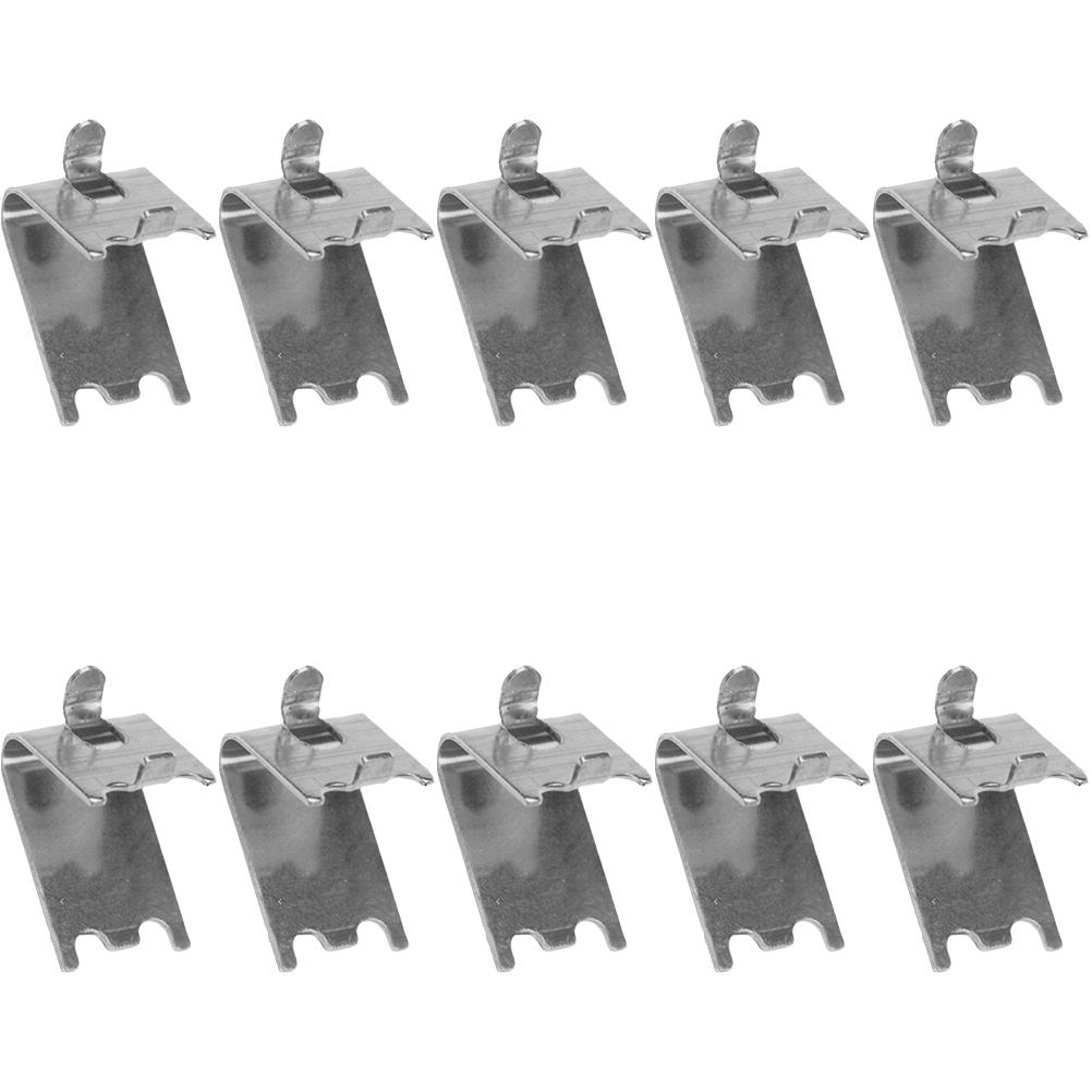 

10 шт. хладагент для автомобильного морозильника, пряжка, зажим для холодильника, щипцы для холодильника, квадратные зажимы, серебряные крючки из нержавеющей стали 4.00X3.00X2.50CM серебряный