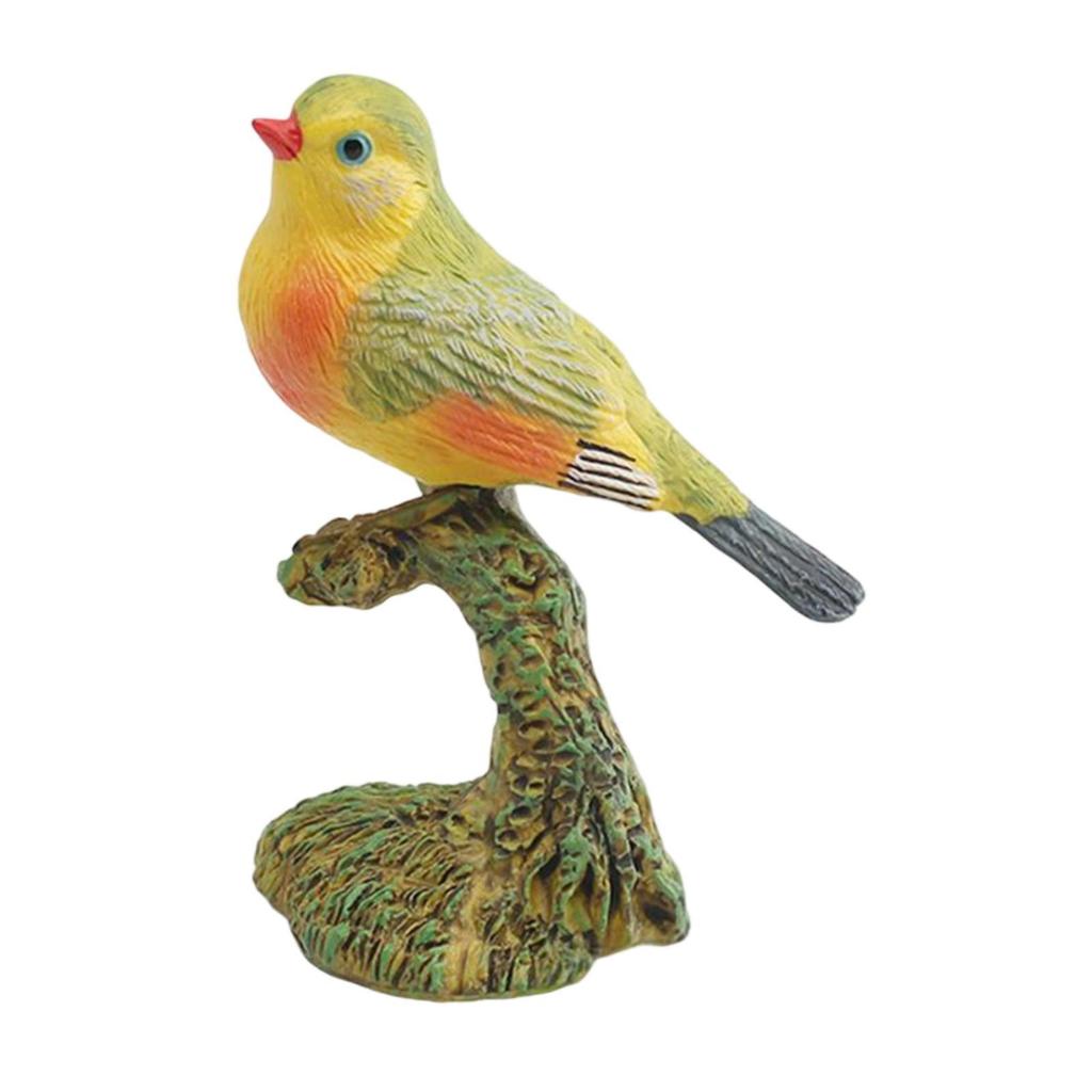 Simulationsvogelfiguren Simulierte Sammlerornamente Miniaturvögel Dekor