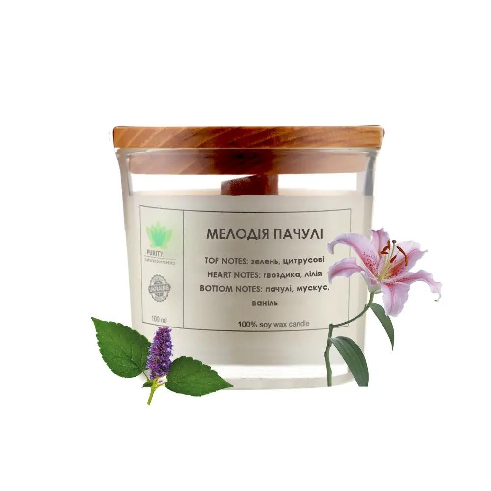 

Aroma candle Melody of patchouli S PURITY 60 g