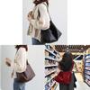Pu Tote Bag For Women With Inner Zipper Pockets And Spacious Waterdrop Shape For Daily Use