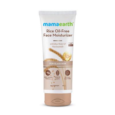 Rice Water & Niacinamide Face Moisturizer For Oily Skin – Oil-Free 24H Hydration – Brightens Skin Tone – 80g Glass Skin Cream