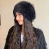 Autumn Winter Velvet Hat Women's Outdoor Coldproof Warm Ear Protection Cap Knitted Hat