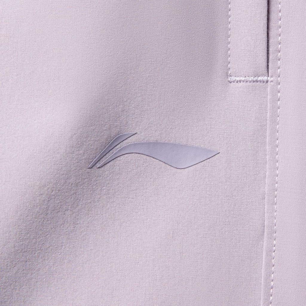 Li Ning Fitness Series Casual Comfortable Versatile Sports Long Pants Women Bottoms Smoky-Purple AYKV488-2