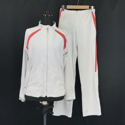 New Balance Tracksuit Nylon Jacket and Pants Set Up Men M White Jacket Set Up(USED)