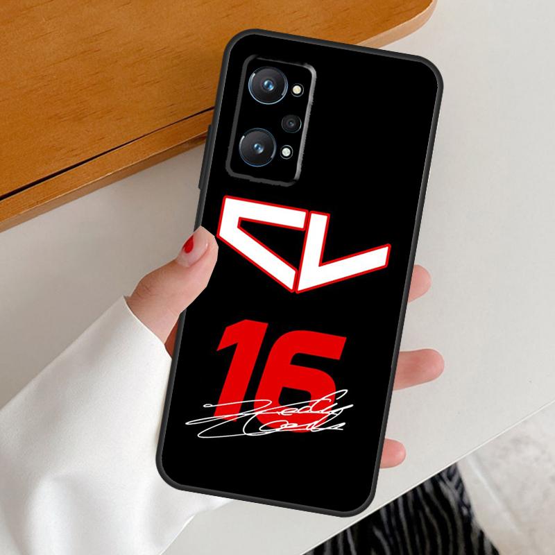 Charles Leclerc 16 For Realme 11 12 Pro Plus 10 9 GT5 GT Neo 6 C25s C21Y C30 C31 C33 C35 C51 C53 C55 C67 Case