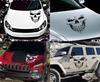 1 Pc Punisher Skull Head Car Sticker Featuring A Stylish Design For Ultimate Car Customization