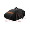 For robotic lawn mower dust cover 83 x 62 x 43 cm waterproof and UV resistant fabric with front light and handle