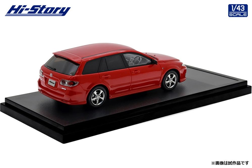 Inter Allied Hi Story Scale Mazda Atenza Sports Wagon 23S Velocity Red Mica Finished Model HS490RE 1/43 (2004)