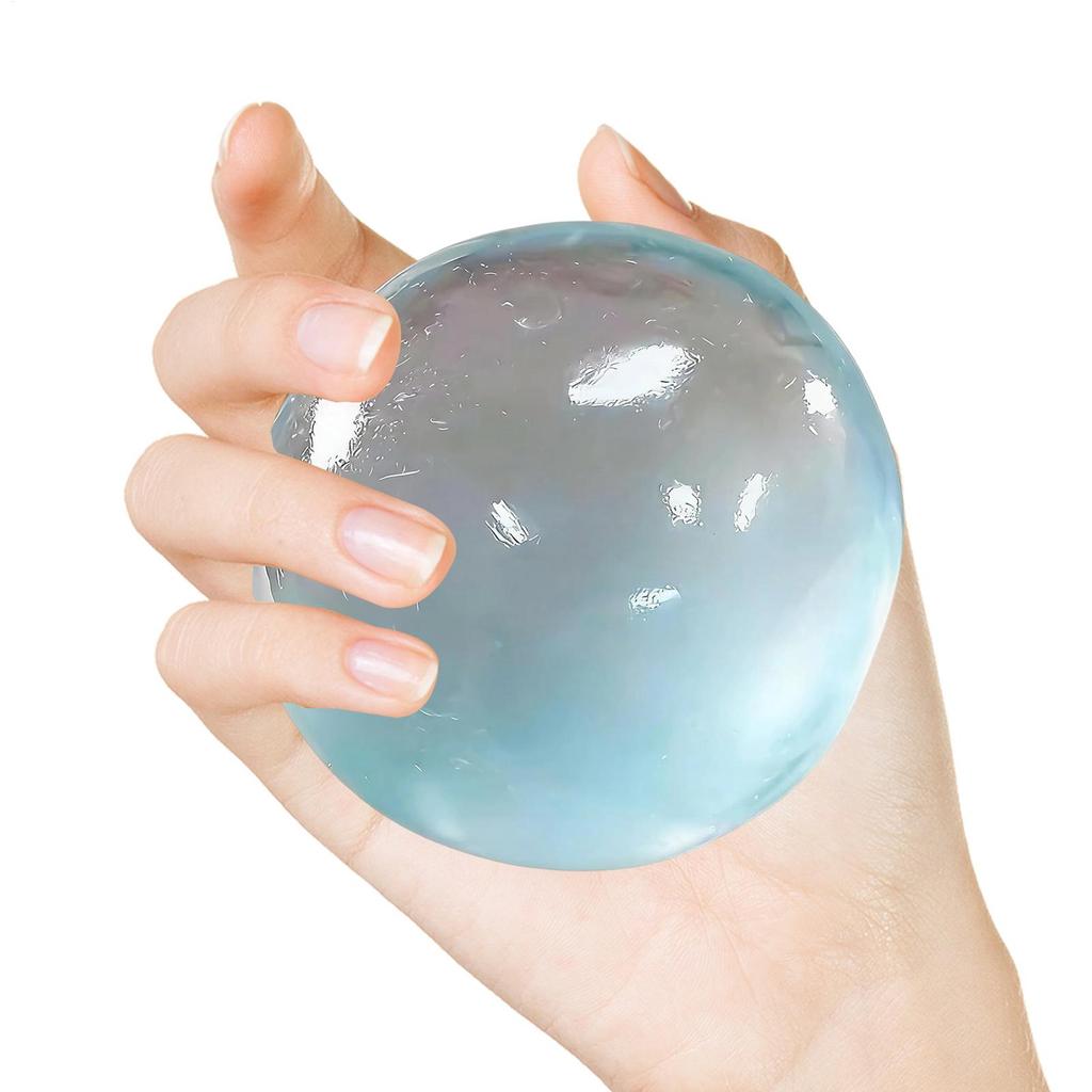 Juguetes Blandos de Maltosa Pelota Anti Estrés Juguete Fidget Anti Estrés Bola Transparente Simulada Blanda Juguetes de Apretar de Rebote Rápido
